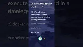 Docker mcq 23 #docker #mcq