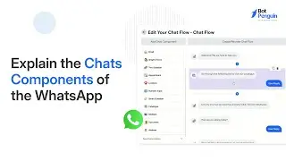 What are the chat components of a WhatsApp Chatbot | BotPenguin
