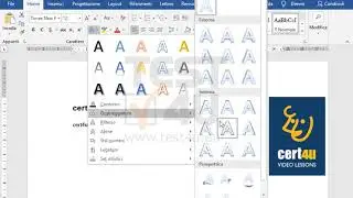 Applica l'ombreggiatura di carattere e maiuscoletto sul paragrafo che inizia con la frase cert4u...