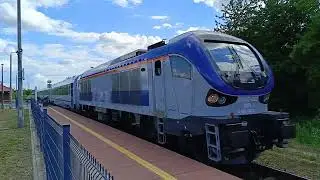 Gama z IC Czechowicz rel. Lublin Główny - Warszawa Wschodnia przelot przez Lublin Zadębie 31.05.2024