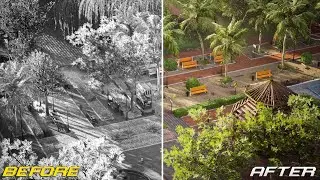 Unreal Engine 5 Environment Design | 3D Park Scene Before & After | Realistic Game Environment