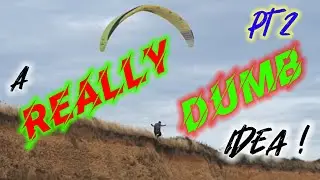 paragliding a KITE pt2 the flight!