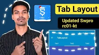 How To Create Tab Layout With Fragment In Latest SketchWare Pro rc01-kt ||Updated|| Fix Bug|Hindi