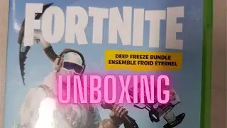 Fortnite Deep Freeze Bundle Unboxing Xbox One