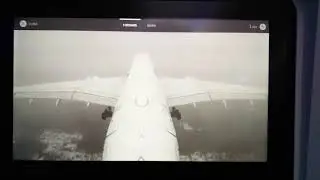 Finnair Airbus landing in Helsinki from Narita Tokyo