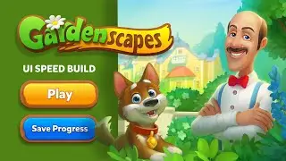 Figma Game UI - Gardenscape Game UI Speed Build