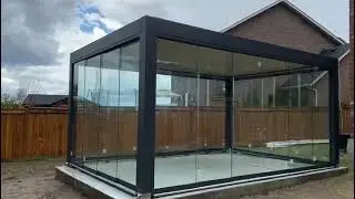 Pergola and glass enclosures by #palmiyetoronto