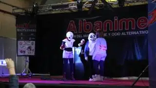 Albanime 2016 - concurso cosplay - Undertale