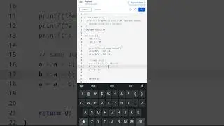 Swap Two Variables Without a Temp Variable in C #elkick #shorts #LearnC