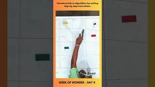 Introducing algorithms to kids through fun activities 