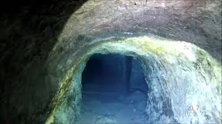 Switzerland - Goppenstein, exploratory dive in the lead and zinc mine