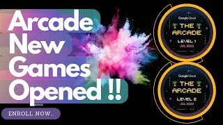 Google Arcade New Challenges are live || how to enroll || free google swags || start your games ||