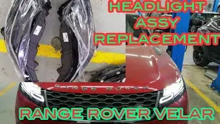 RANGE ROVER VELAR(3.0L) HEADLIGHT REPLACEMENT/by AutonsTV