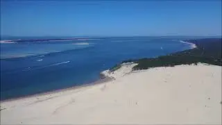 Flight over The Sands of Dune Du Pilat, Arcachon Bay France
