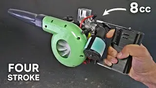 Making World's Smallest Gasoline Leaf Blower!