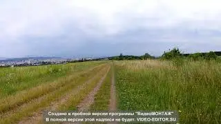 Ascent, in a forest and descent awheel / Подъем, в лесу и спуск на велосипеде