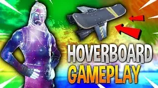 FORTNITE SEASON 7 HOVERBOARD GAMEPLAY (New hoverboard Fortnite battle royale gameplay) 2019