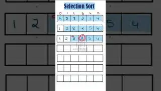 Selection Sort Algorithm Explained in 59 seconds 