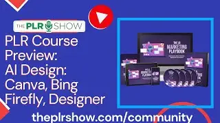 New PLR Video Course - AI Design - Canva Firefly Designer Bing