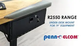 Under Desk Rack Brack with 10/32 Threaded Rails | R2550 | Penn Elcom