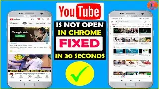 youtube not open in chrome !! problem Fixed !! youtube ko chrome me kaise open kare !!
