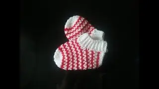 Crochet baby socks / How crochet socks