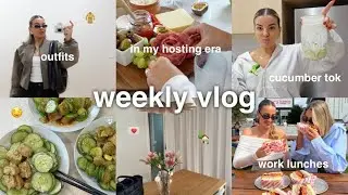 weekly vlog 💌 basically a week of me eating cucumbers lol