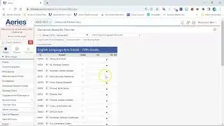Mass Add Marks in Aeries