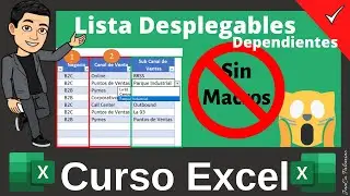 CX#13 👉 Cómo Hacer LISTAS DESPLEGABLES DEPENDIENTES de varios FILTROS sin MACROS 😱 en Excel