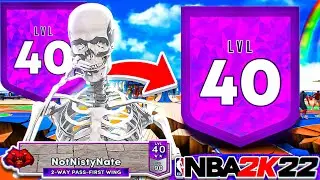 I HIT LEVEL 40 & UNLOCKED THE SKELETON MASCOT ON NBA 2K22 NEXT GEN! HITTING LEVEL 40 SEASON 2