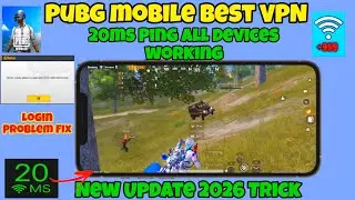PUBG Mobile Low Ping Guide ⚡ India Best VPN 2026 | 20ms Ping Trick | No Lag Smooth Gameplay