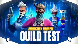🔴FREE FIRE LIVE GUILD TEST CUSTOM ROOM | FF LIVE GUILD TEST |