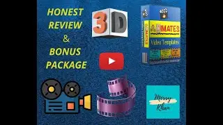 Adimates Video Templates Review | How to create animated videos in under 10 minutes | Bonus Package