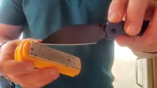 learning to sharpen? This knife is perfect to learn on! #knifesharpening #edc