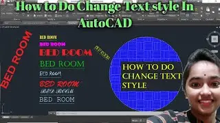 How To Change Text Style in AutoCAD I AutoCAD Tutorial in Bengali