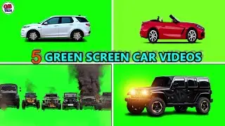 Top Five Green Screen Car Animation Video | Free Copyright different Car Videos