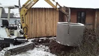 Копаю септик вся техника в работе.