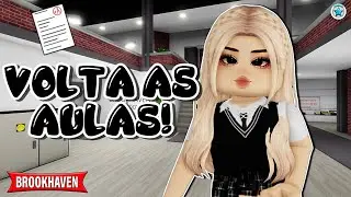 ROTINA de VOLTA ÀS AULAS! | Brookhaven Roblox | AliceMinePlay