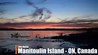 [LOOPED] Manitoulin Island SUNSET over LAKE HURON 1hr #ASMR