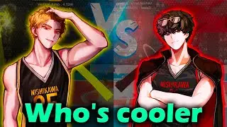 Who's cooler? Nishikawa vs Dark Nishikawa. Best S rank. The Spike. Volleyball 3x3