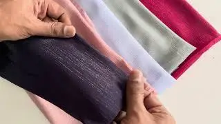 Metallic Silk Shimmer Chiffon Hijab from RF Abayas & Hijabs | Fabric Close View