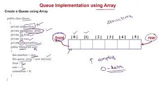 40 Queue Implementation using Array - Create Queue Structure - Part 2