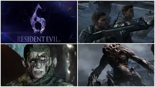 RESIDENT EVIL 6 MULTIPLAYER SEPARATE VIEW - CHRIS REDFIELD (FULL SCENE)