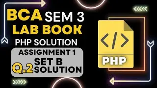 PHP Tutorial: Calculating Area of Circle, Square, and Rectangle | BCA Sem 3 Lab Book Solution