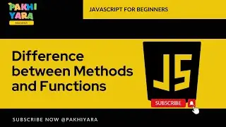 Difference between Methods and Functions