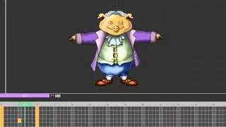 Unity3D + SmoothMoves : Pig - Idle animation (breathing)