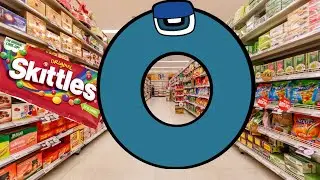 Alphabet Lore O and Mario Skittles meme