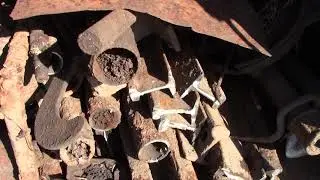Коп металлолома-пилим и вывозим рельсы