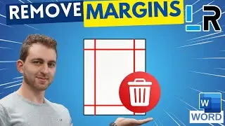 MS Word: Remove page margins ✅ 1 MINUTE