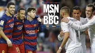 TRIO BBC X TRIO MSN 💀 EL CLASSICO BARCELONA CONTRA REAL MADRID PES 2016